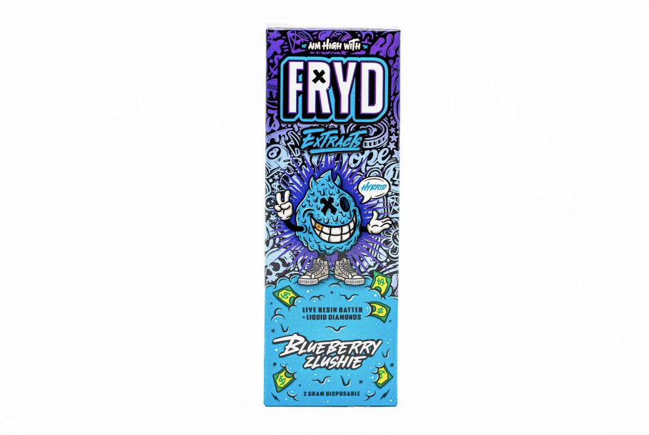 Blueberry Zlushie Fryd Live Resin Batter