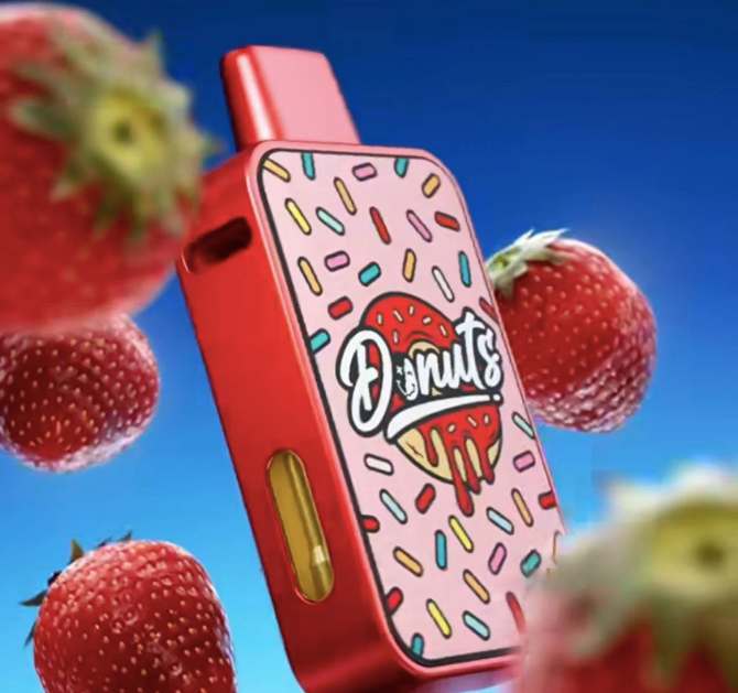 Strawberry Glaze Fryd Donuts