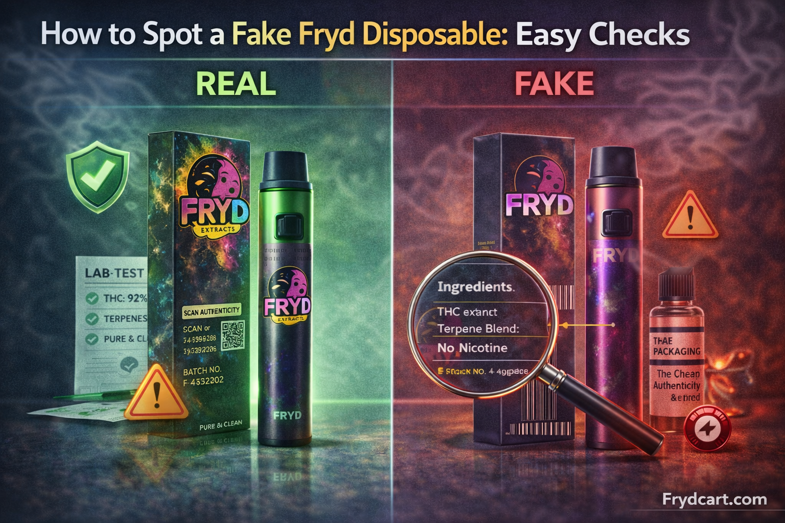 How To Spot A Fake Fryd Disposable