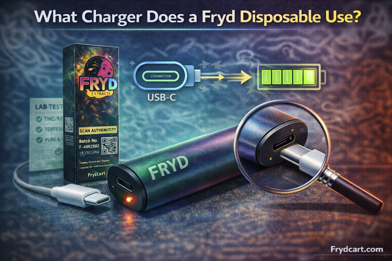 What Charger Does Fryd Disposable Use
