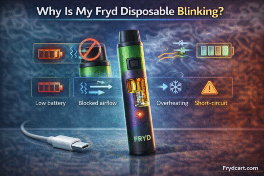 Why Is My Fryd Disposable Blinking