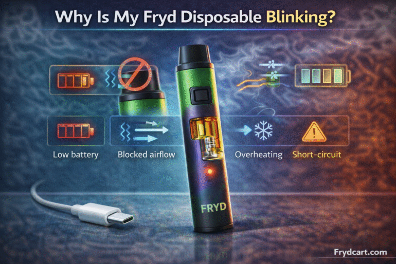 Why Is My Fryd Disposable Blinking