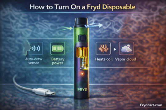 How To Turn On Fryd Disposable