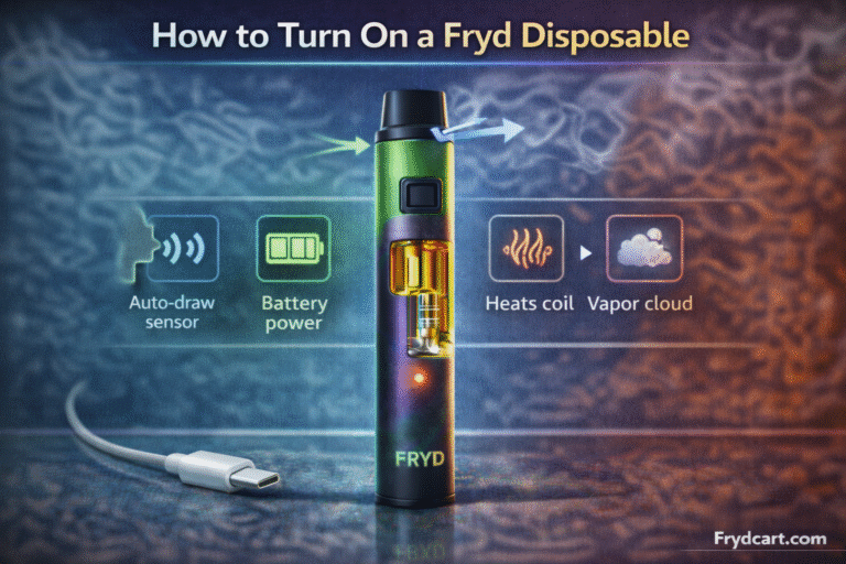 How To Turn On Fryd Disposable