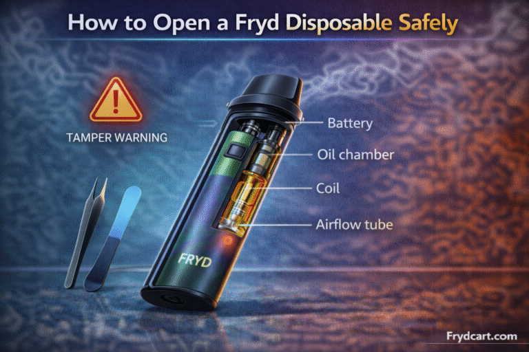 How To Open Fryd Disposable
