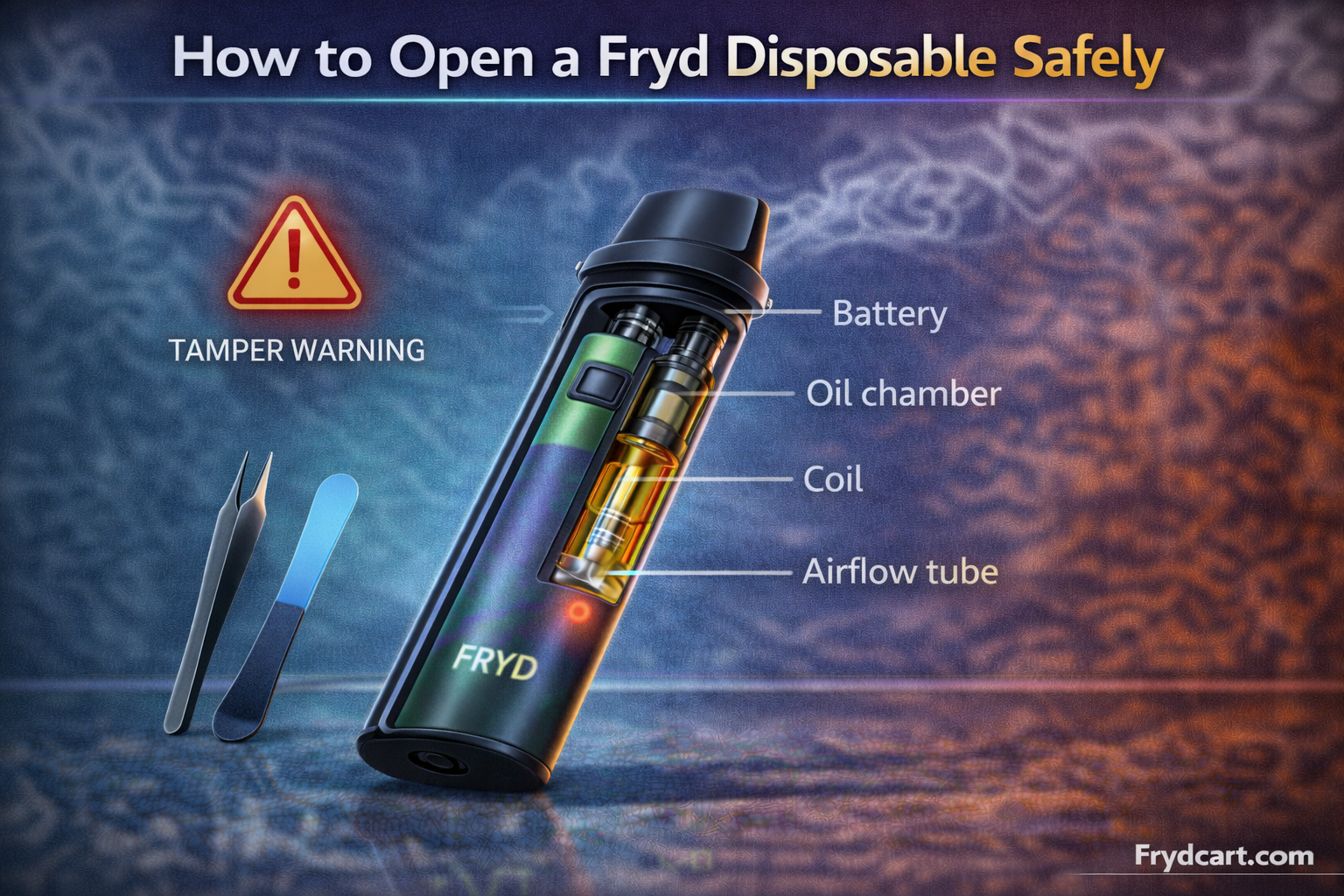 How To Open Fryd Disposable