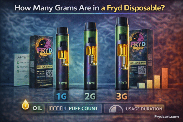How Many Grams Are In A Fryd Disposable